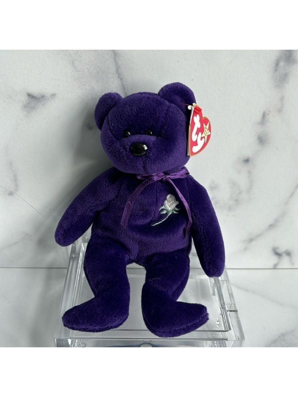 Princess Diana Beanie Baby 1997 Purple Rare Retired Collector First Edition
